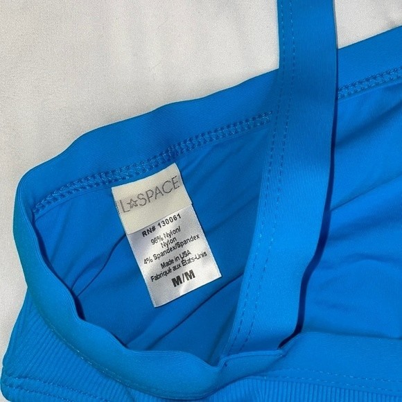 L*Space Blue Bikini Top - Picture 8 of 8